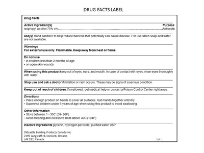 Drug Facts (Techniseal Hand Sanitizer Label Usa Drugfacts)